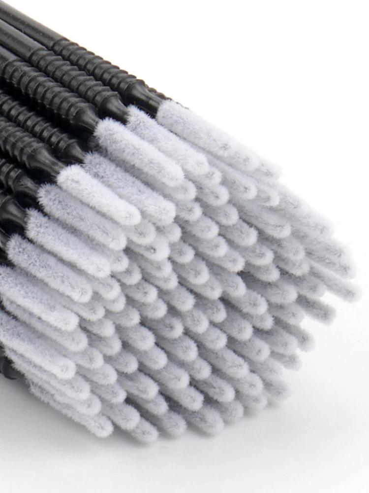 Coton-tige jetable, 100 pièces/sac, brosse à lèvres pour cils, Extension, nettoyage, outils de maquillage