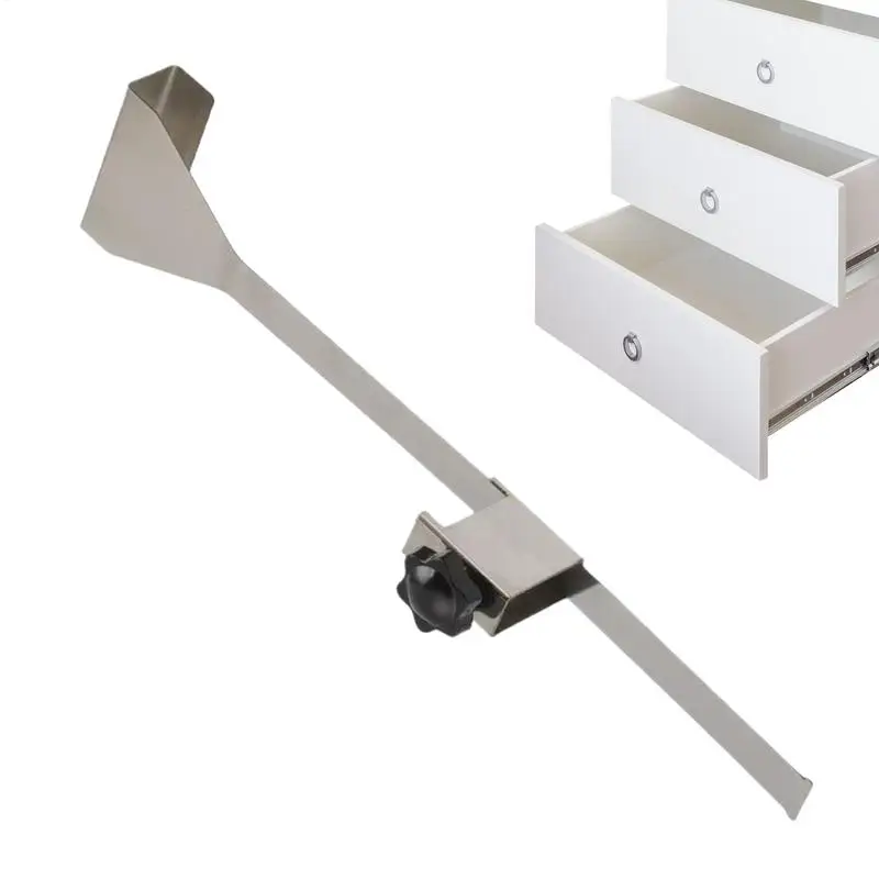Cabinet Hardware Template Metal Drawer Installation Assistant Adjustable Drill Hole Guide Professional Power Tool Accessory Jigs
