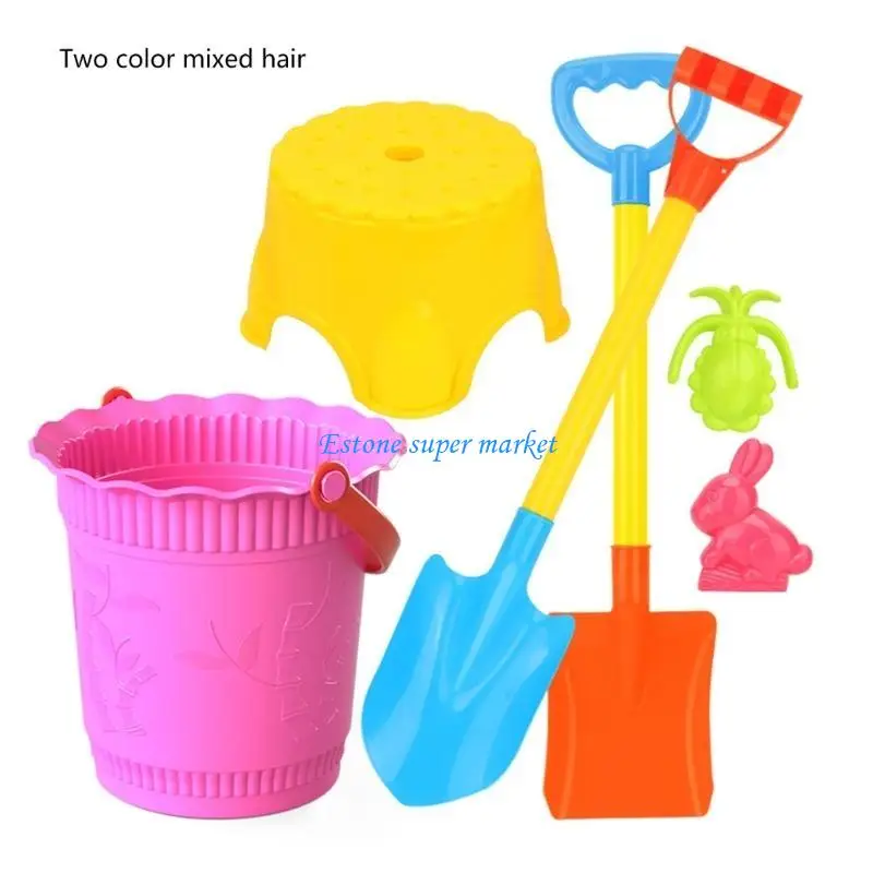 090B かわいいサンドボックス城型おもちゃバケツ砂遊びビーチおもちゃ型子供のパーティーの好意