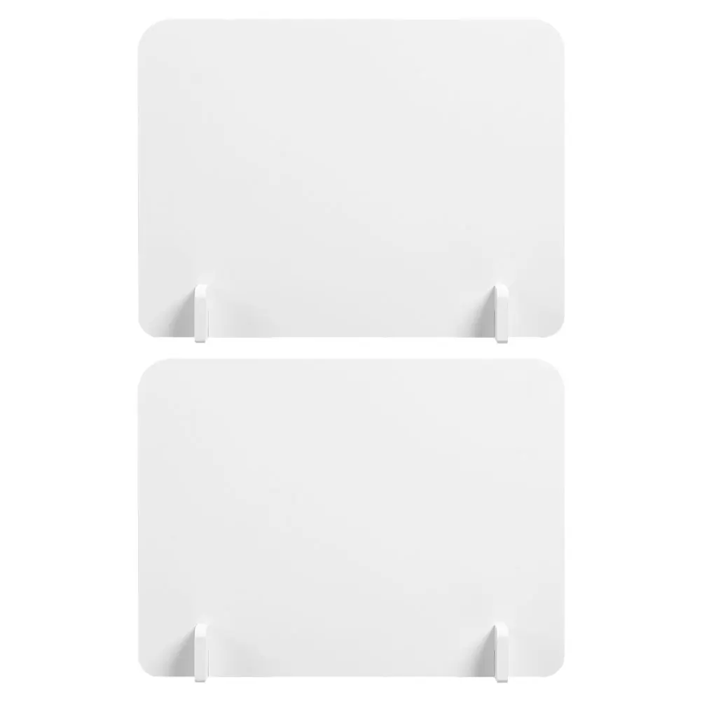 

1 set Desktop Protection Panel PVC Material Student Exam Office Task Dining Area Multifunctional Desk Dividers
