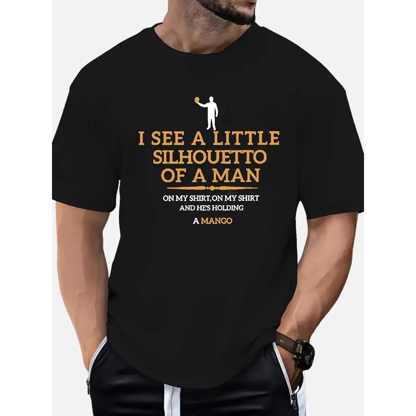 

Funny T-shirt Men Women Unisex Bohemian Rhapsody Slogan Tee Casual Short Sleeve Music Mango Graphic Top