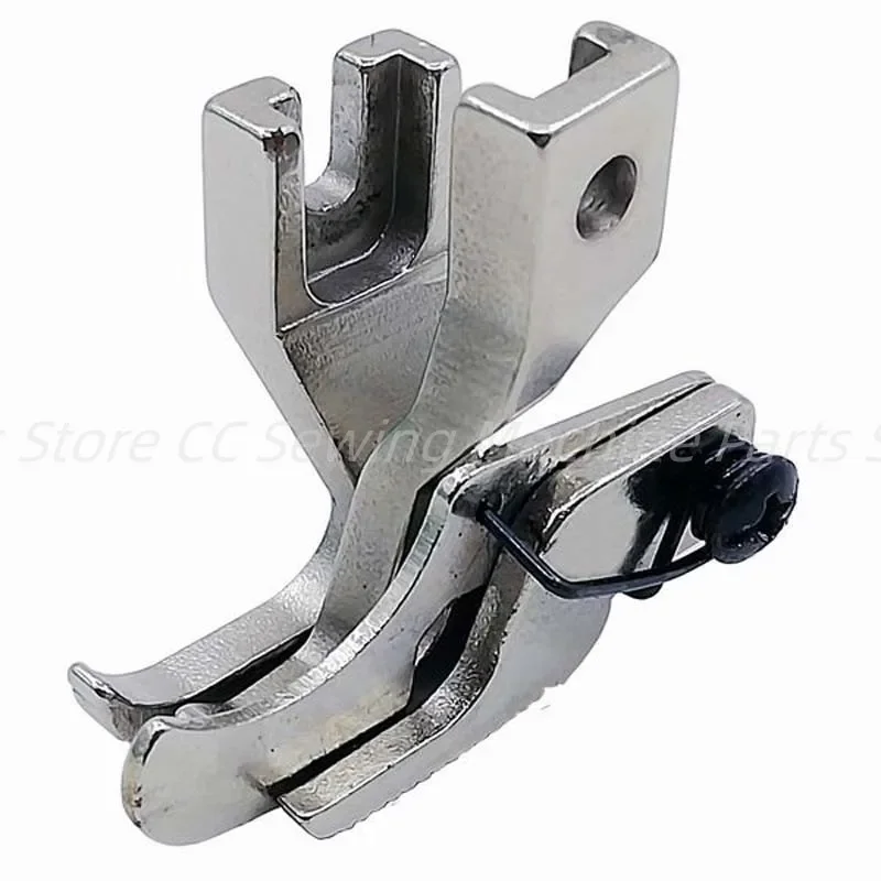 Pie guía de borde de resorte, pie de unión para máquina de coser de pie industrial, pie de costura