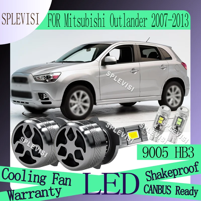

9005 High Beam 360-degree Illuminated for Easy Night HEADLIGHT For Mitsubishi Outlander 2007 2008 2009 2010 2011 2012 2013