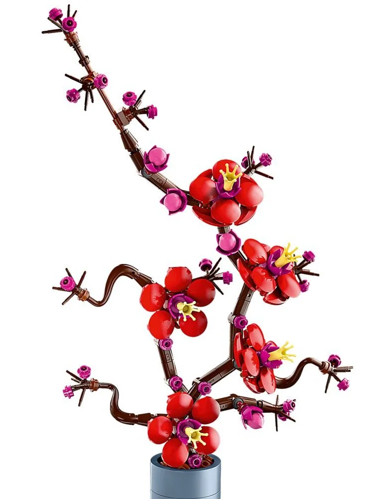 LEGO 10369 Icons Plum Blossom Flower Decor Display, Zero-Maintenance Plant Toy, Botanical Collection Building Set for Adults