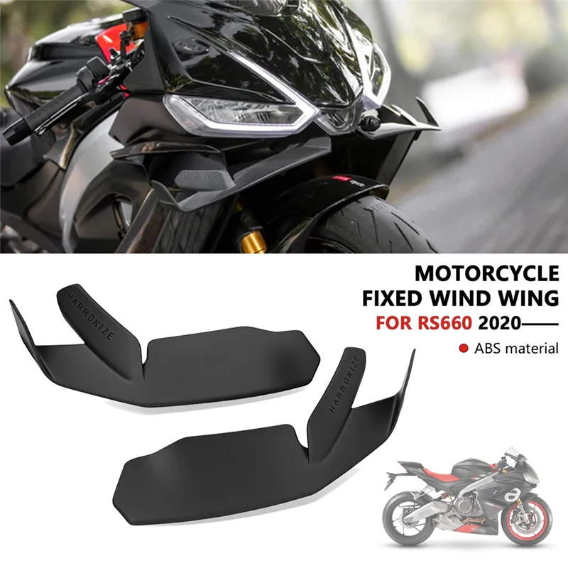 

AS57-Motorcycle Winglet Aerodynamic Wing Kit Side Wind Spoiler Side Wind Spoiler For RS660
