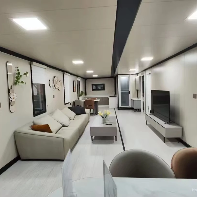 40 Feet Modern Modular Luxury House Container Steel Cabin High Quality Luxury 2 Storey for Shop &Holte& Villas &Office Use