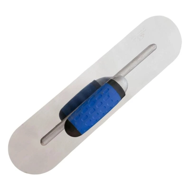 Trowel borda arredondada para rebocar paredes e depositar telhas gesso gesso trabalham com uma alça ergonômica