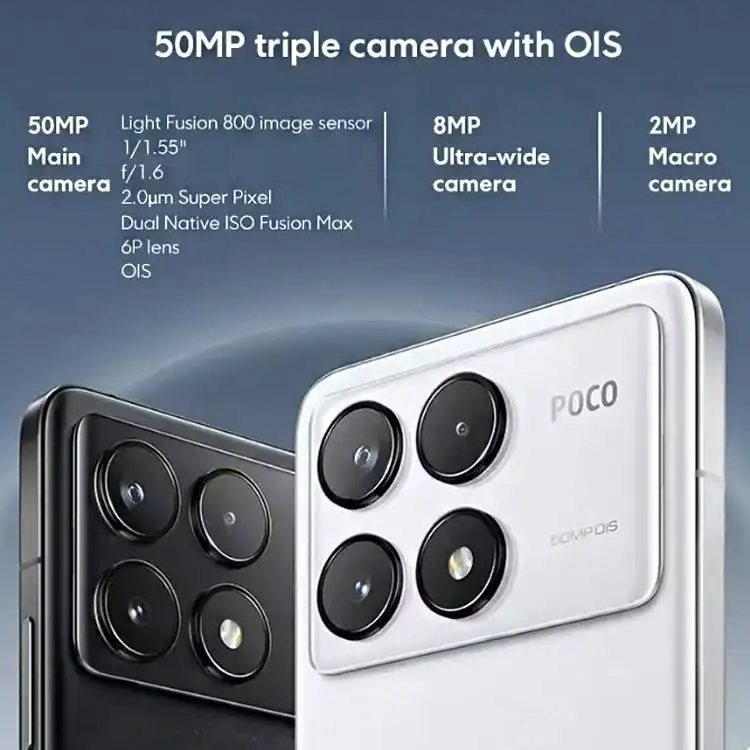 Смартфон Snapdragon POCO F6 Pro 5G Global Version ®   8 поколений 2, 6,67 дюйма, AMOLED-точечный дисплей с расходом 120 Гц, зарядка NFC 120 Вт