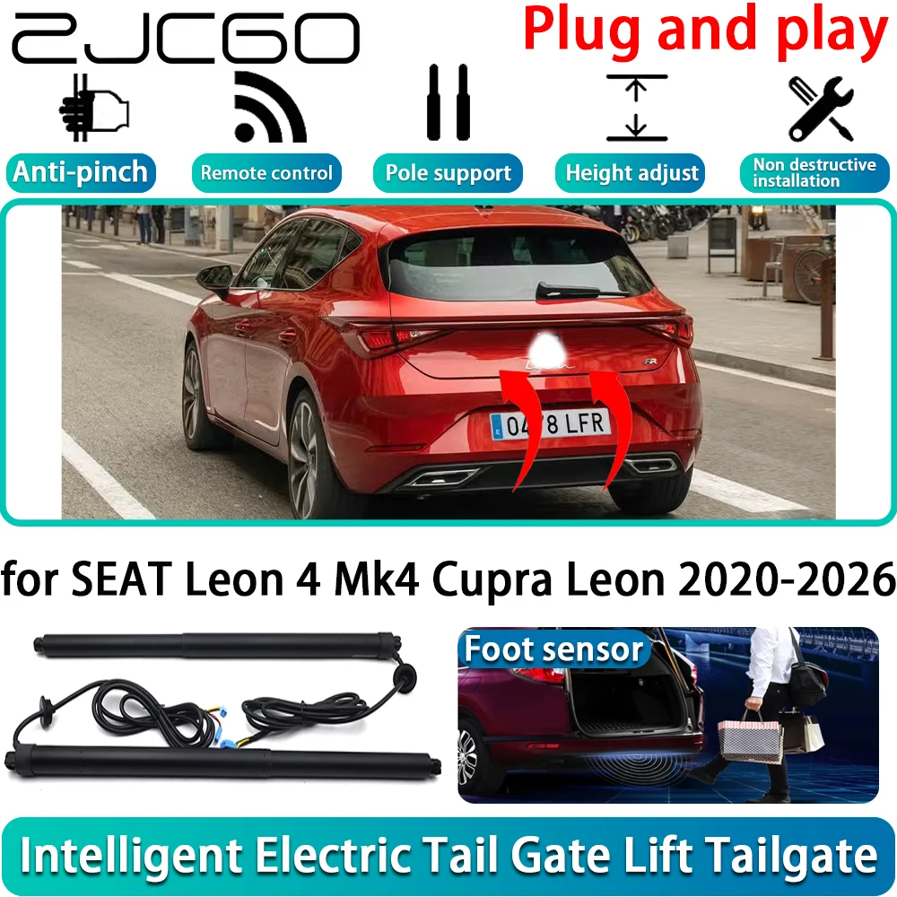 

for SEAT Leon 4 Mk4 Cupra Leon 2020-2026 OEM Electric Powered Tailgate Power Liftgate Automatic Tailgate System With Foot Sensor