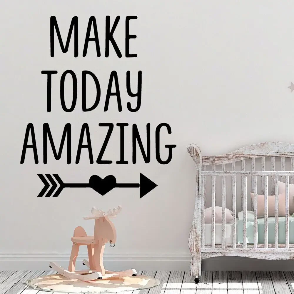 Make Today удивительные виниловые наклейки, настенные наклейки, съемная настенная наклейка, художественное украшение «сделай сам», домашний декор обои для классной комнаты M325