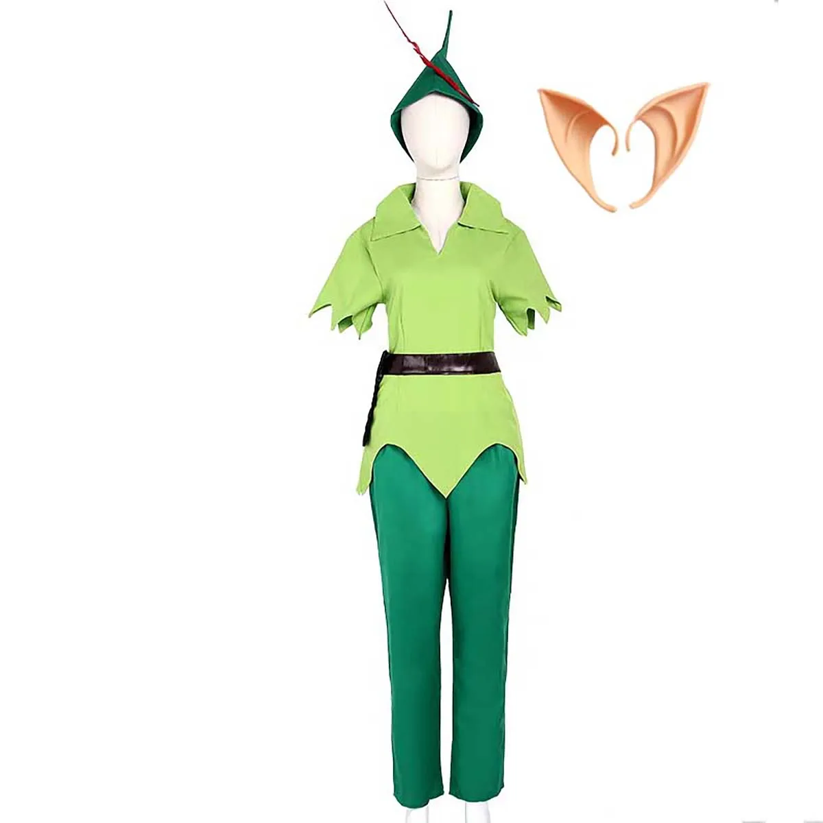 

Masquerade Party Halloween Tinkerbell Peter Pan Cosplay Costume For Men