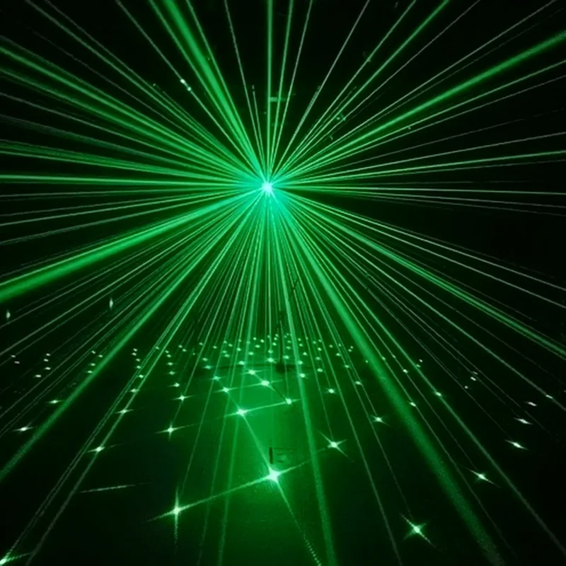 Lumière laser de mariage de laser d'étoile polychrome de RVB 2W pour la Noël de boîte de nuit