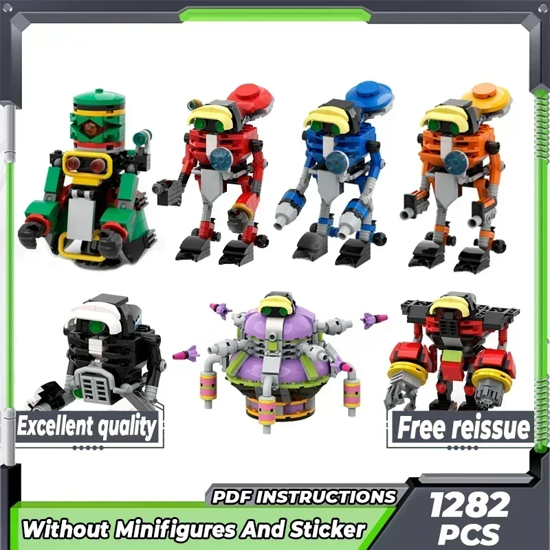 

Классическая игра Challenge, модель Moc, строительные кирпичи, ежик, приключения, технология, блоки, подарки, рождественские игрушки, наборы «сделай сам», сборка