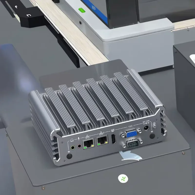 Partaker I24 Industrial Control Mini PC I5 8350U I7 10710U Fanless Automation AGV Self-Service Terminal 2 COM8 USB Embedded