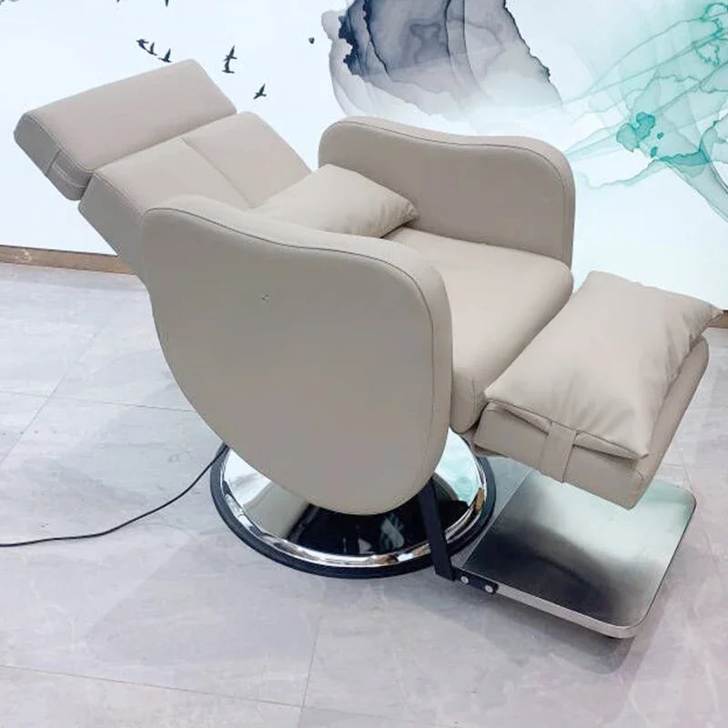 

Recliner Spa Barber Chairs Pedicure Cosmetic Luxury Ergonomic Barber Chairs Salon Commercial Cadeira Barbeiro Furniture SR50BC