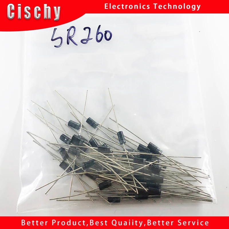 20pcs/lot Schottky Rectifier Diode SR240 SR260 SR360 SR540 SR560 SR2100 SR3100 SR3200 SR5100 SR5150 SR5200 DO-41 DO-27 In Stock