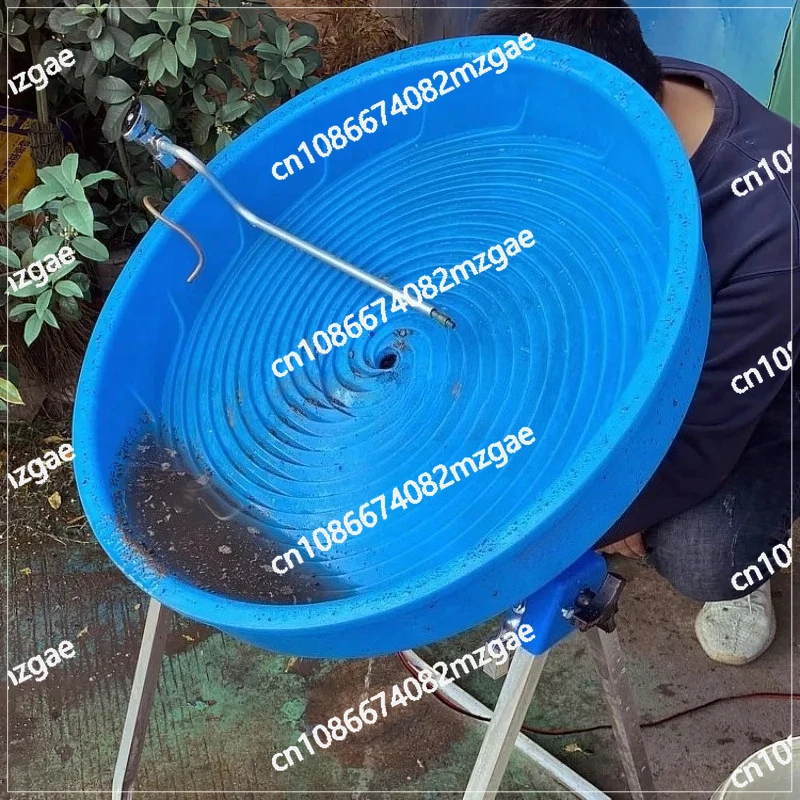 Tilt Disc Sorter, Archimedes Spiral Rotary Separator, Turbine Gravity Separator Gold Panning Equipment