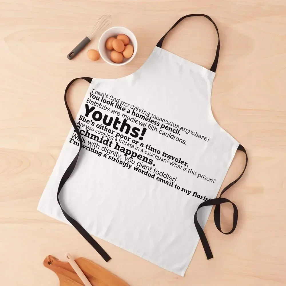 

Schmidt Quotes Apron waiter painting Home Cleaning For Kitchen Women Apron