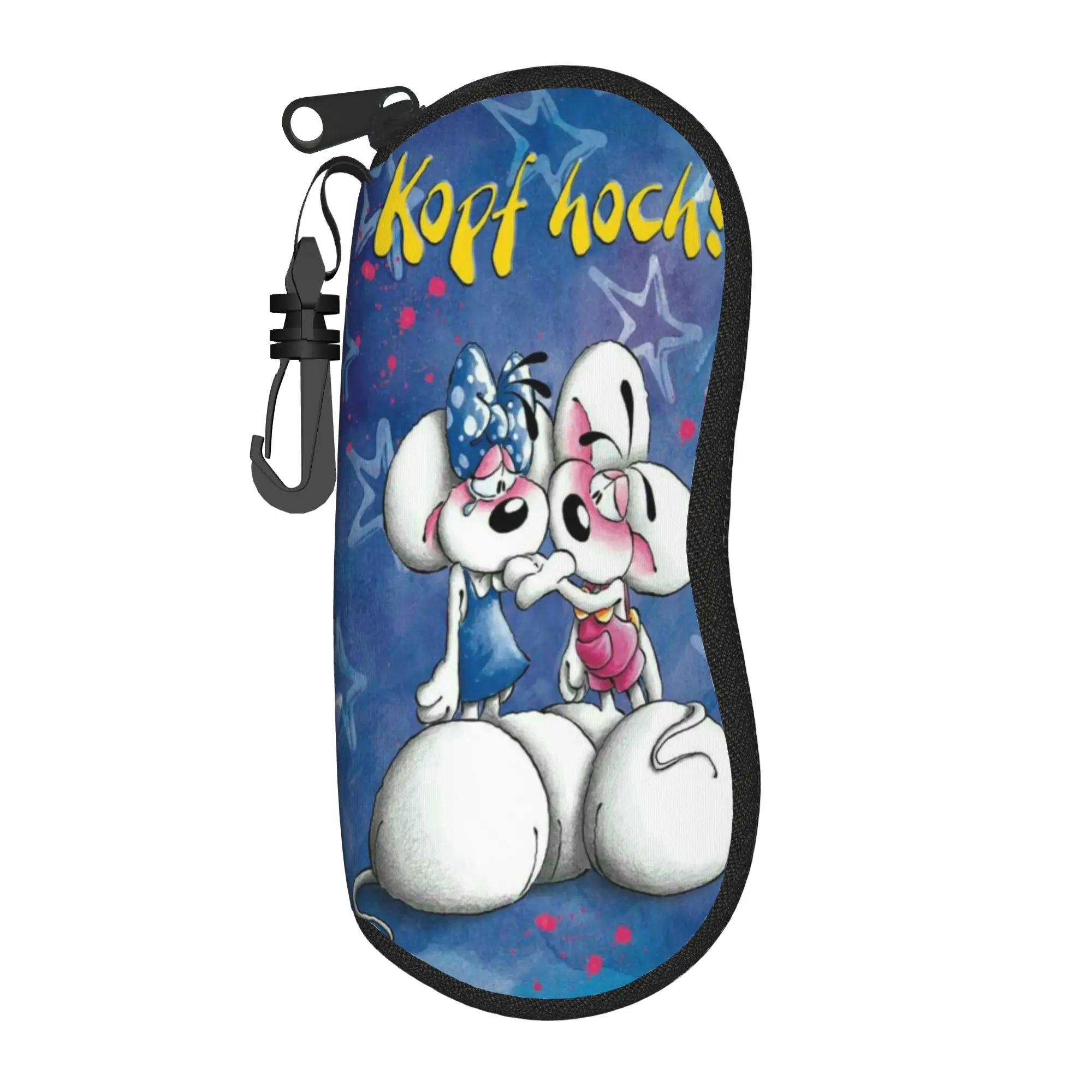 Kawaii Diddl mouse Glasses Case Printing Box  Glasses Storage Box Ins Style Eyewear Container