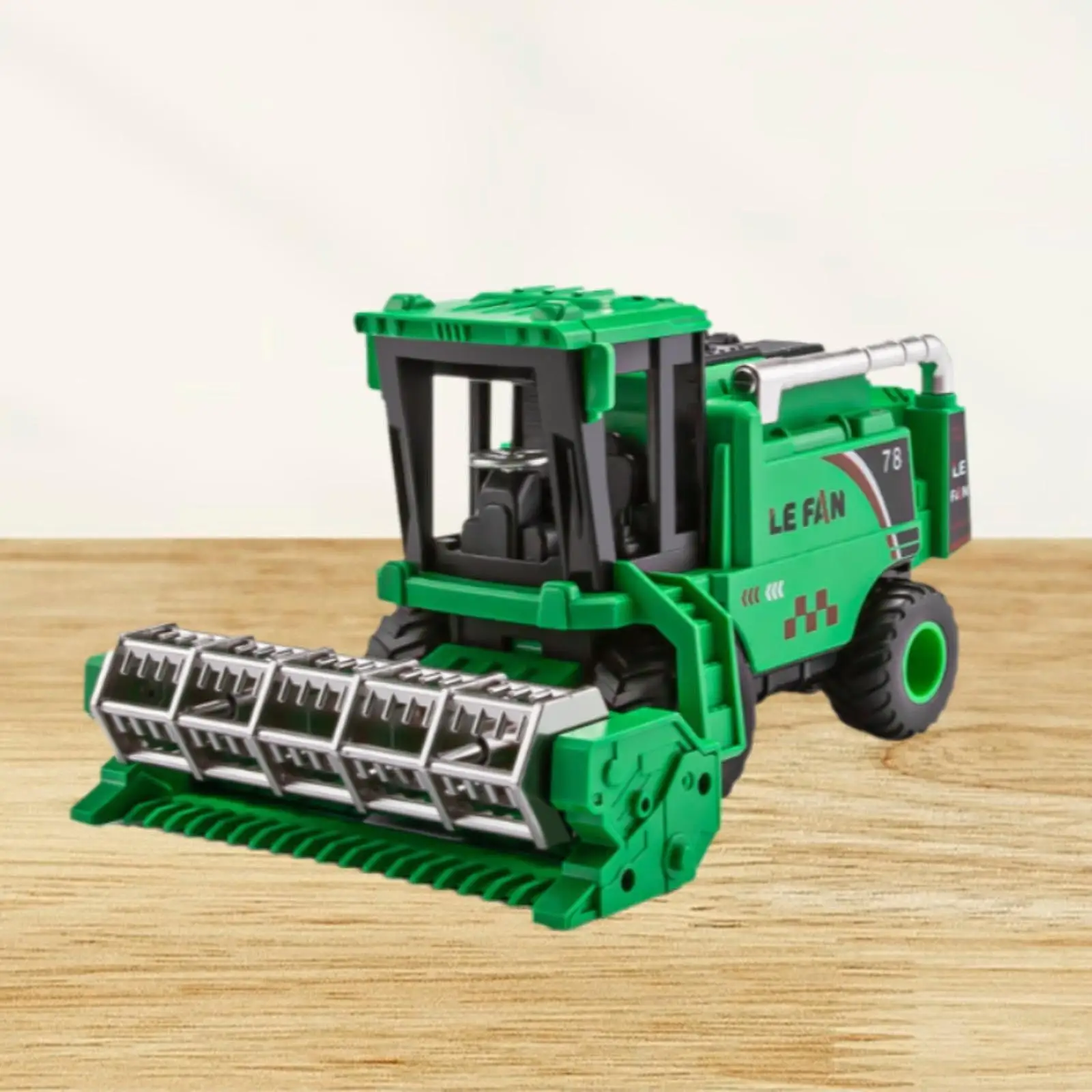 Kids Harvester Toy Tractor Toy Farm Toy Pretend Play Simulated Mower Transport Truck Farm Car Toy for Kids Birthday Gift
