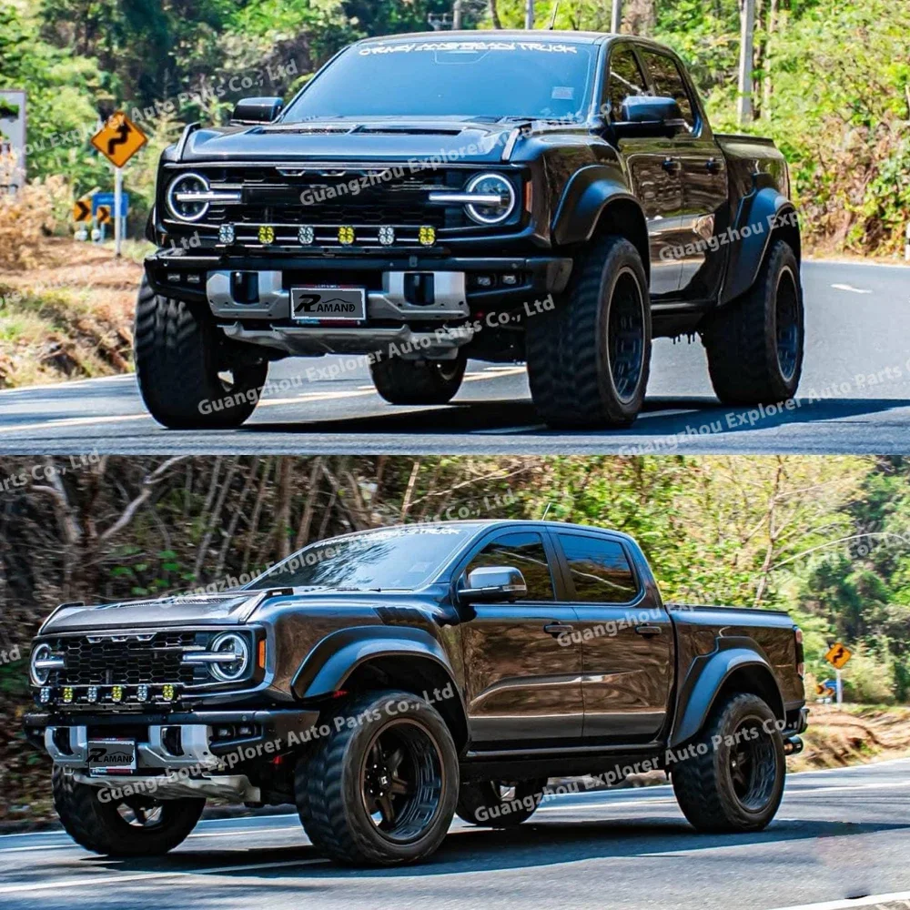 Ranger T6 T7 T8 upgrade to Bronco Raptor Bodykit for Ranger 2012-2021 convert to Broncos Branco Thailand facelift body kit