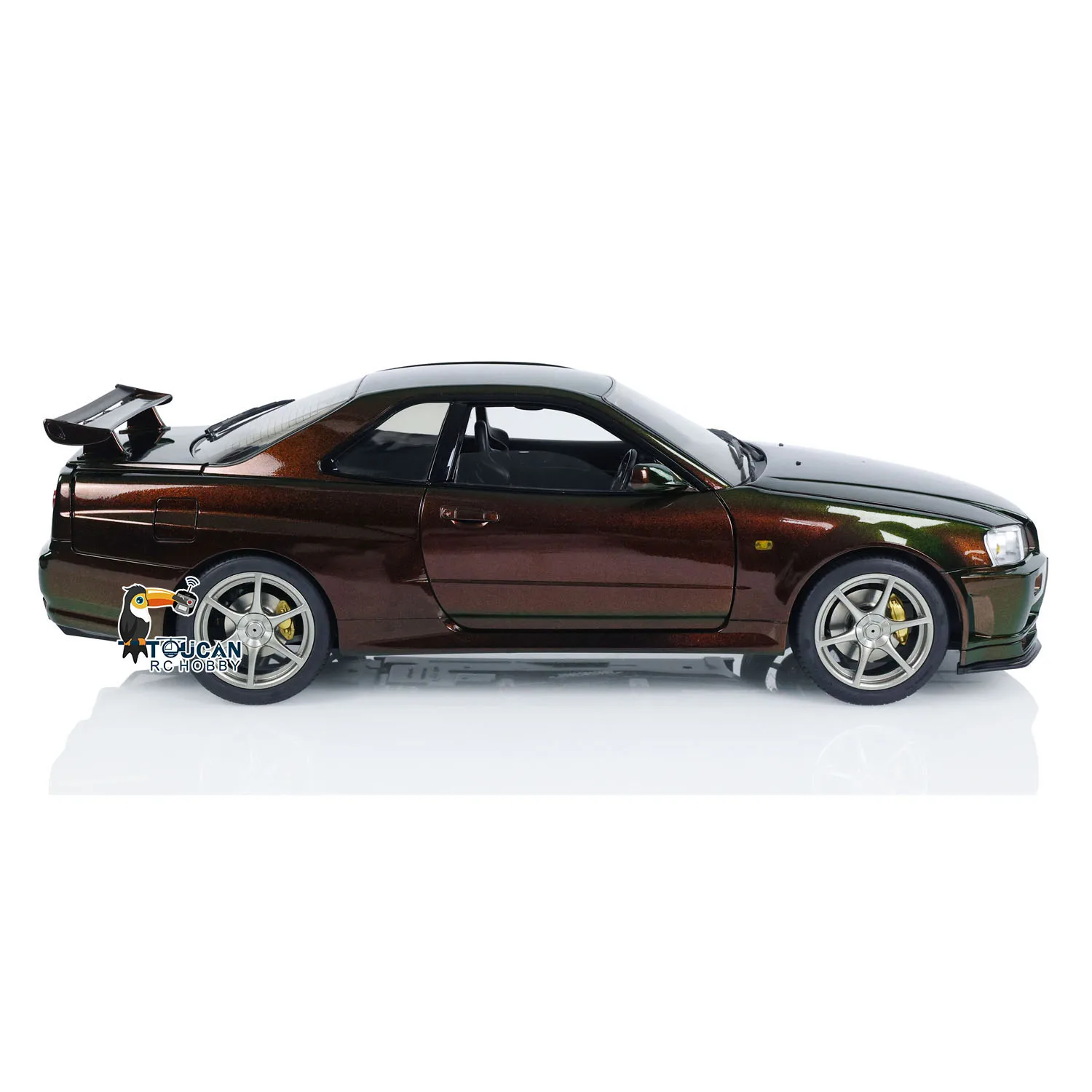 1/8 Capo R34 4WD High-speed Car 4x4 Radio Control RTR RC Drift Racing Cars Painted Assembled Model 2-Speed Transmission THZH1843