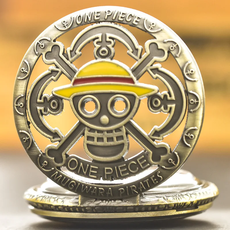 

New Anime One Piece Series Pocket Watch Cartoon Exquisite Creative Printing Men and Women Fashion Personalized Quartz Watch