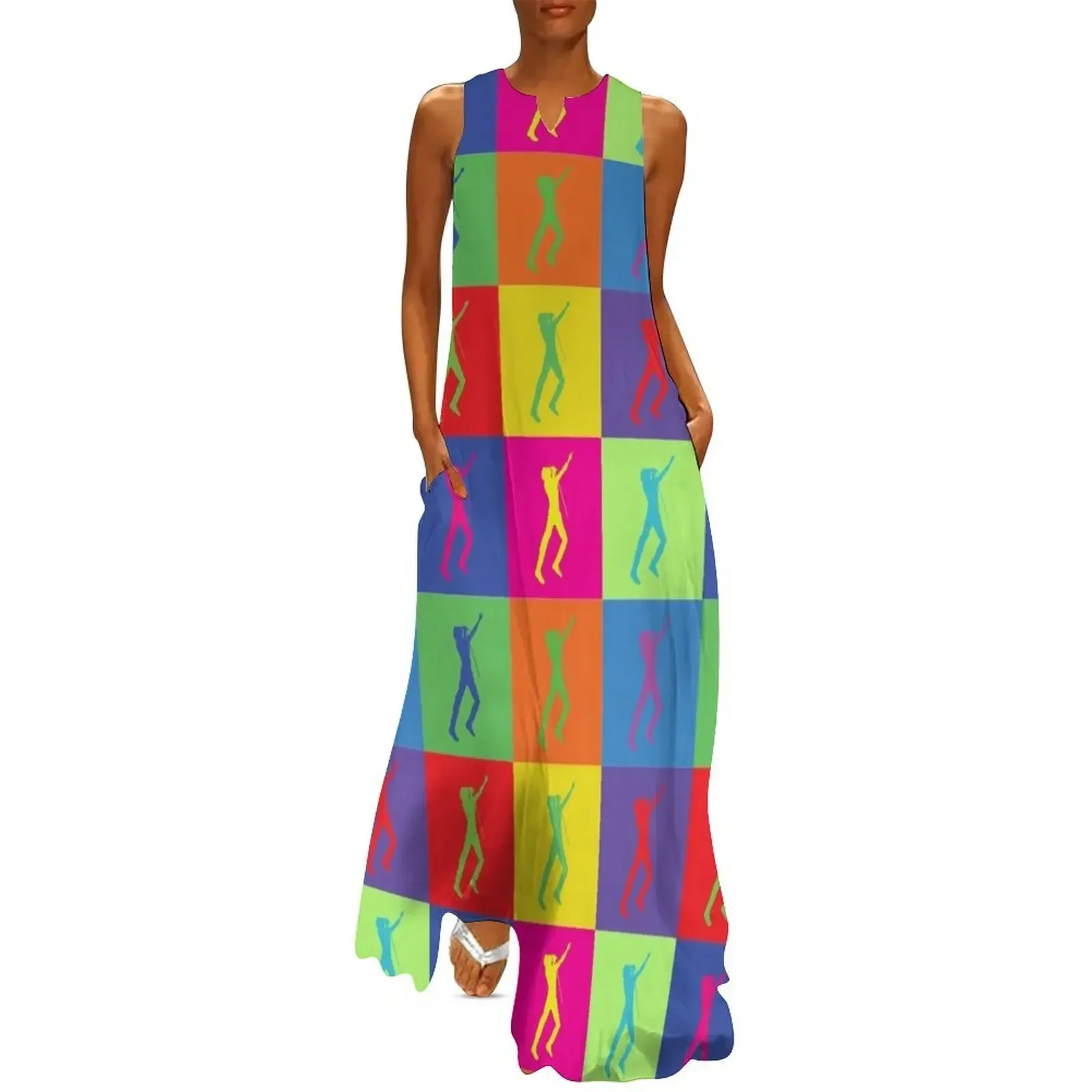 

Freddie Pop Art Long Dress dress for women fairy dress women's summer jumpsuit dresses for women