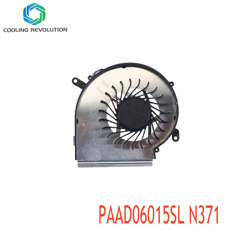 Laptop GPU Cooling Fan PAAD06015SL 0.55A 5VDC N371 4Pin for MSI GE62VR GL62M