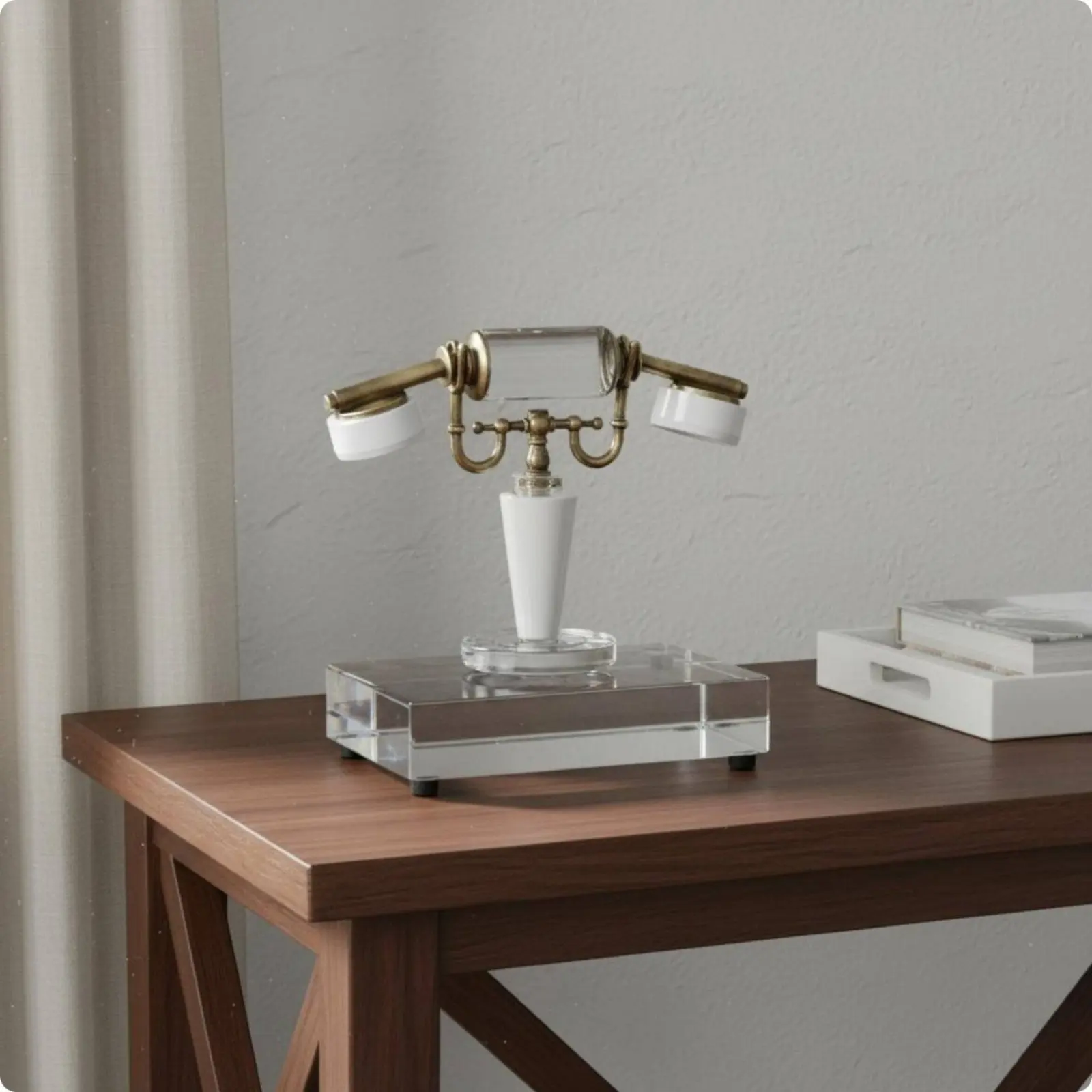Figura teléfono minimalista cristal para amante de gatos - imagen 3