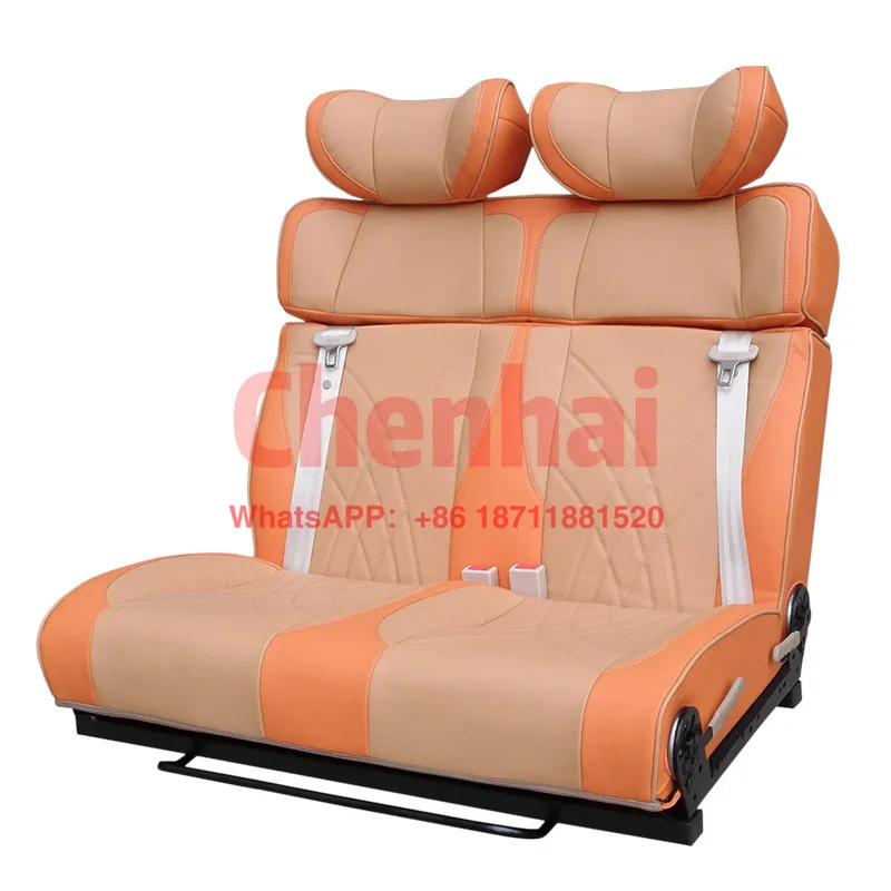 

Лидер продаж, кожаное складное сиденье для автофургона на заказ, модификация раскладной плоской кровати в деловом стиле для транзитных фургонов и автодомов