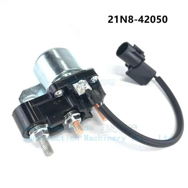 

21N8-42050 ME202582 Starter Relay For Hyundai Excavator HX140L HX160L HX180L HX220L HX220NL HX235L HX260L HX300L HX330L HX380L