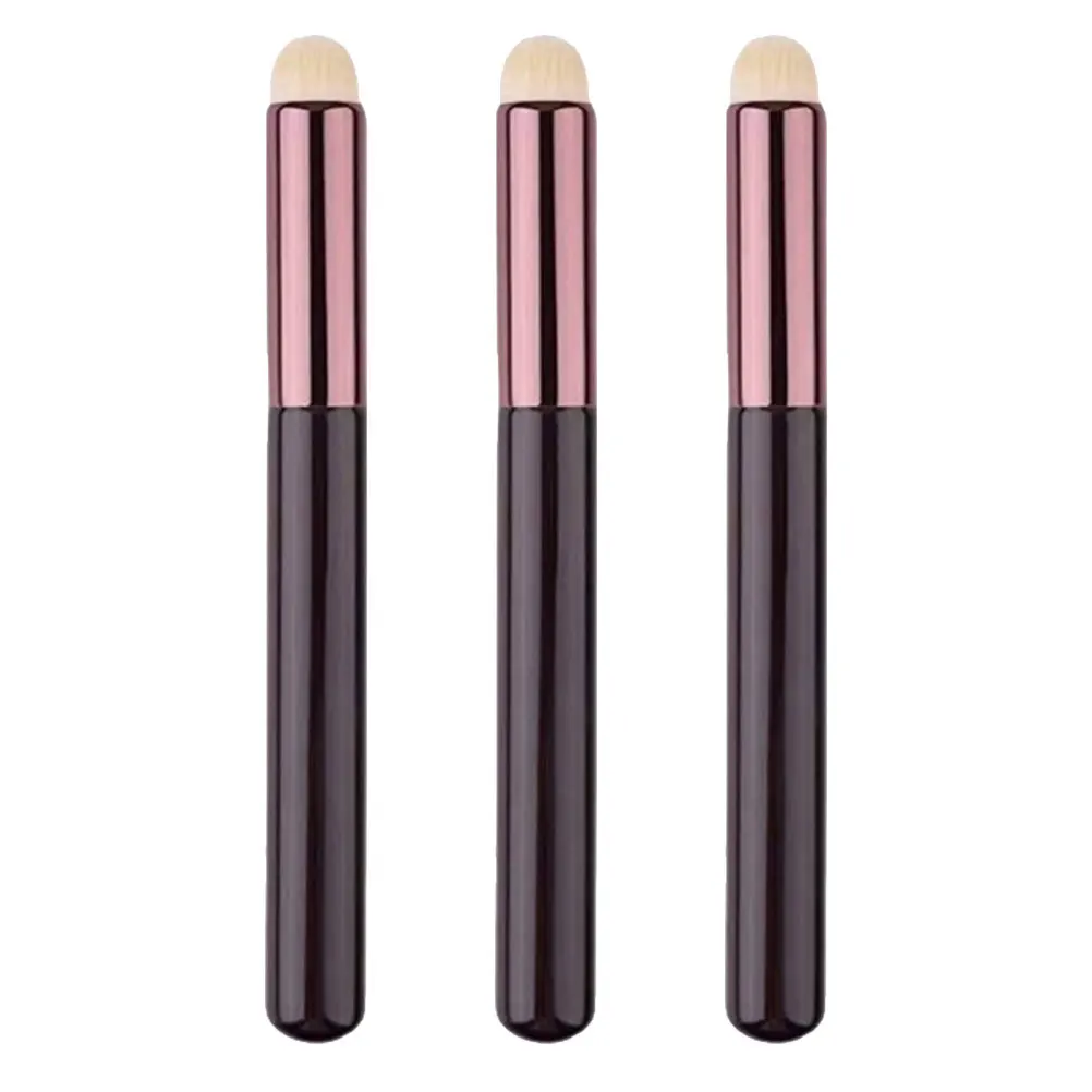 3 stuks lippenstift smudge borstel kunstmatige vezels lipgloss concealer oogschaduw make-up blending professionele gereedschappen lip make-up borstel