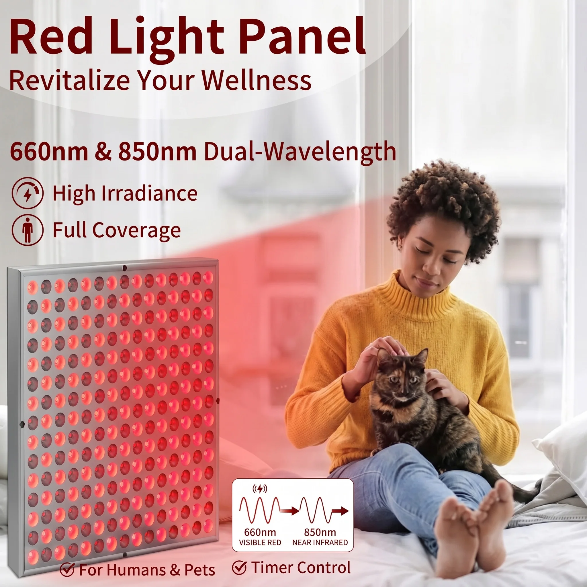 45W LED 660nm 850nm Kırmızı Ya - Spa Wellness Uk incelemesi ve fiyatı