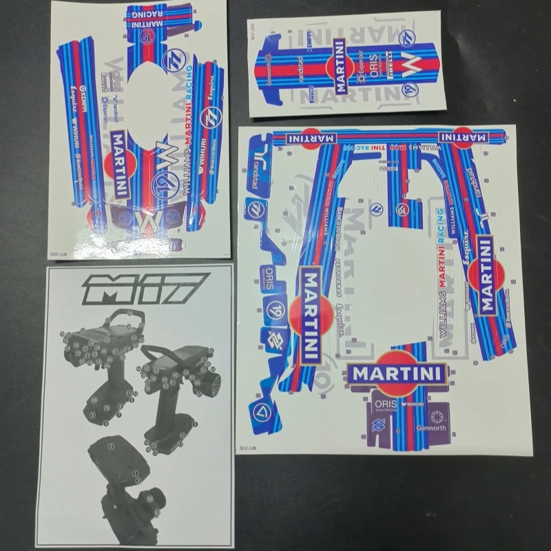 RC Radio Martini Stickers Decals fit Sanwa M17 Futaba 7PXR/10PX