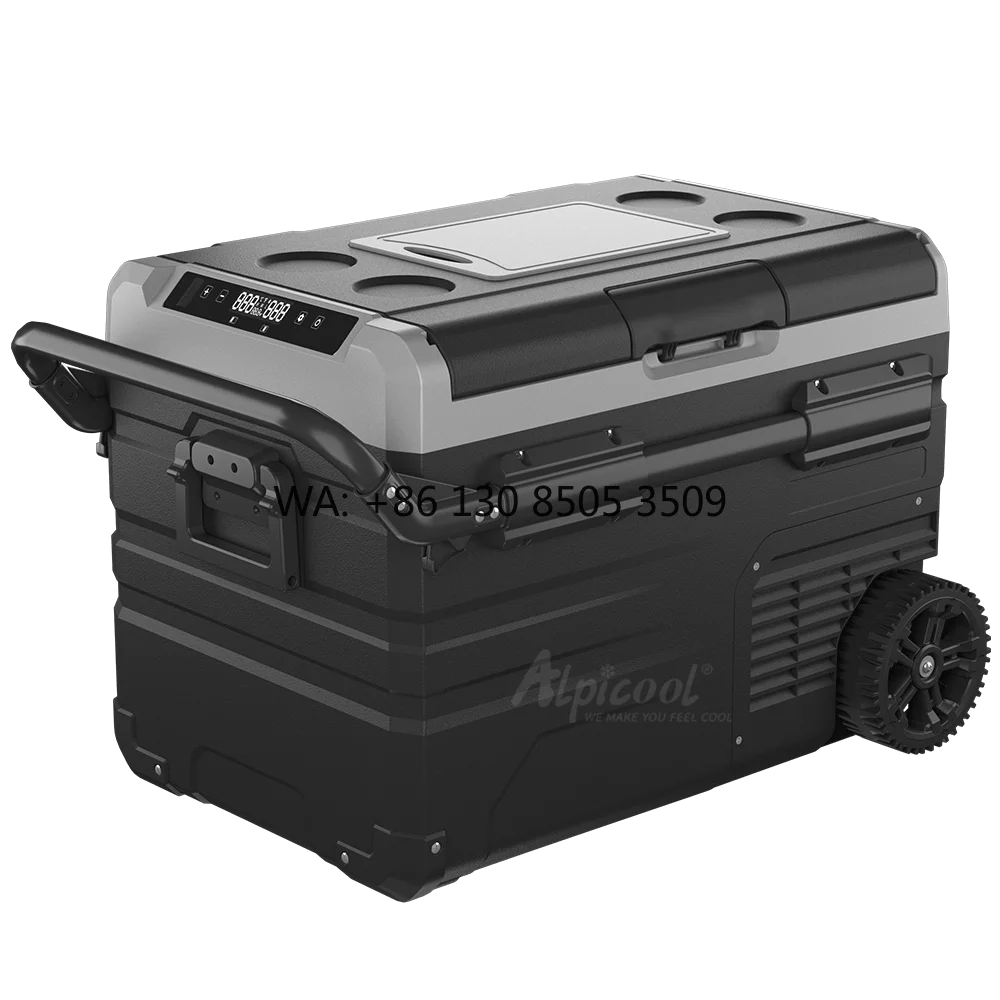 

TWW55 Capacity Refrigeration Compressor Cooling With Battery Outdoor Portable Car Fridges