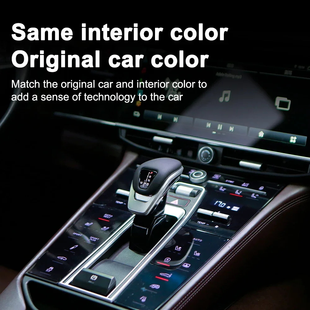 

For Porsche 970 Panamera 2010-2016 Gear Shift Knob Shifter Cover Modification Gearbox Button Handle LED Car Accessory
