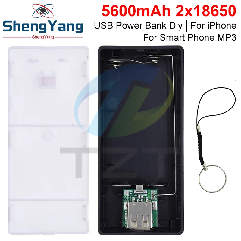 2X18650 USB Power Bank Case Kit for Arduino STM