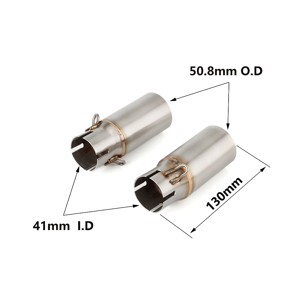 650 Motorcycle For Royal Enfield Interceptor 650 2019 - 2023 2024 Escape Motorcycle Exhaust Muffler Link Pipe Slip-on