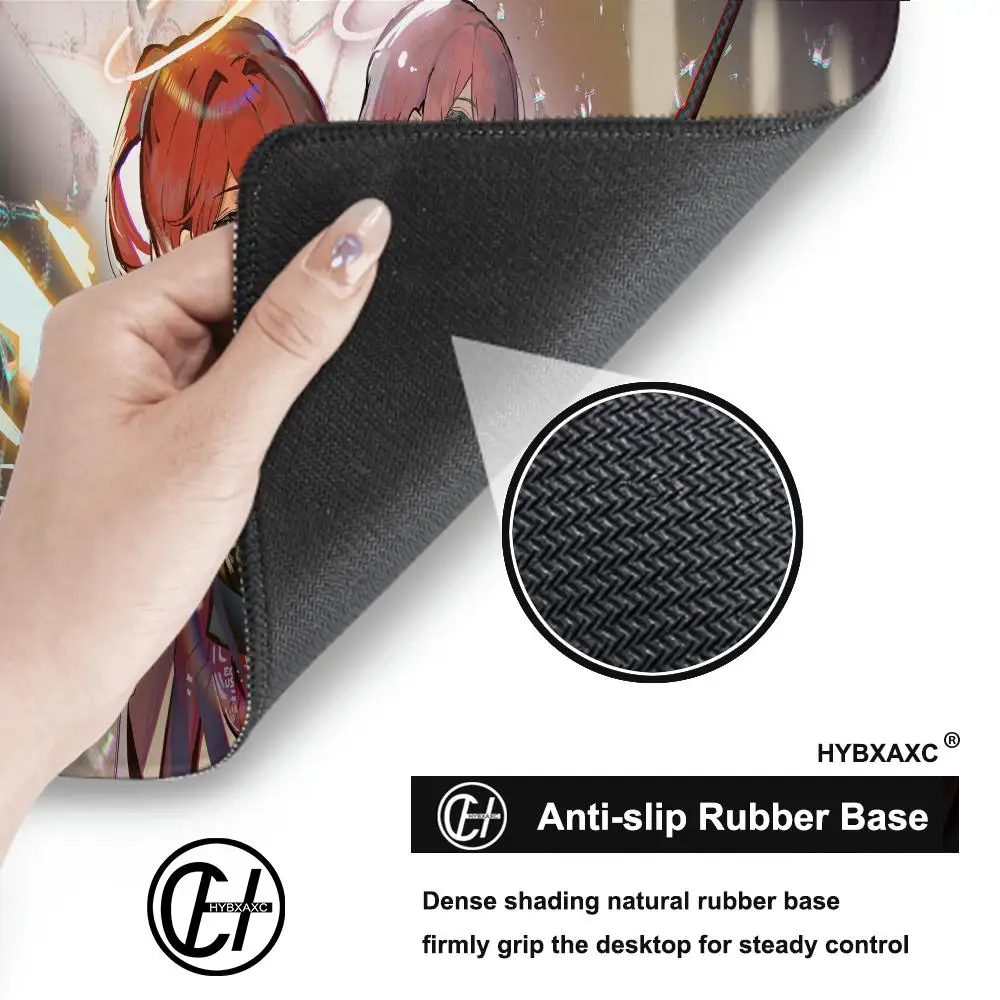 New XL Large Arknights Custom Home Mousepad Gabinete Mouse Pad Exusiai XXL Desk Mats Rubber Soft Table Mat HD Priting Mat