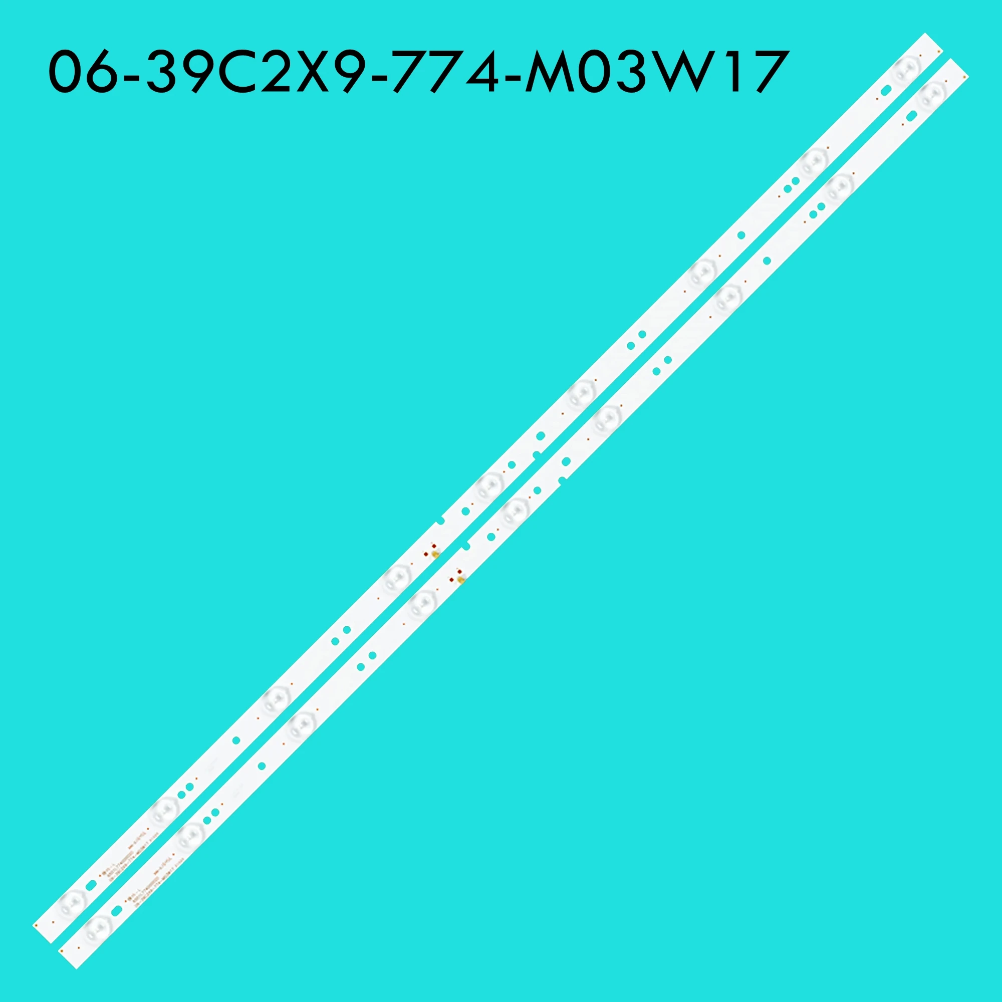 

10 шт. светодиодная лента для подсветки для AKTV4026 40HS521AN H39S1 6501L774000020 06-39C2X9-774-M03W17