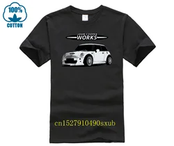 Mini Cooper R53 S JCW Silhouette Soft Cotton T Shirt Multi Colors