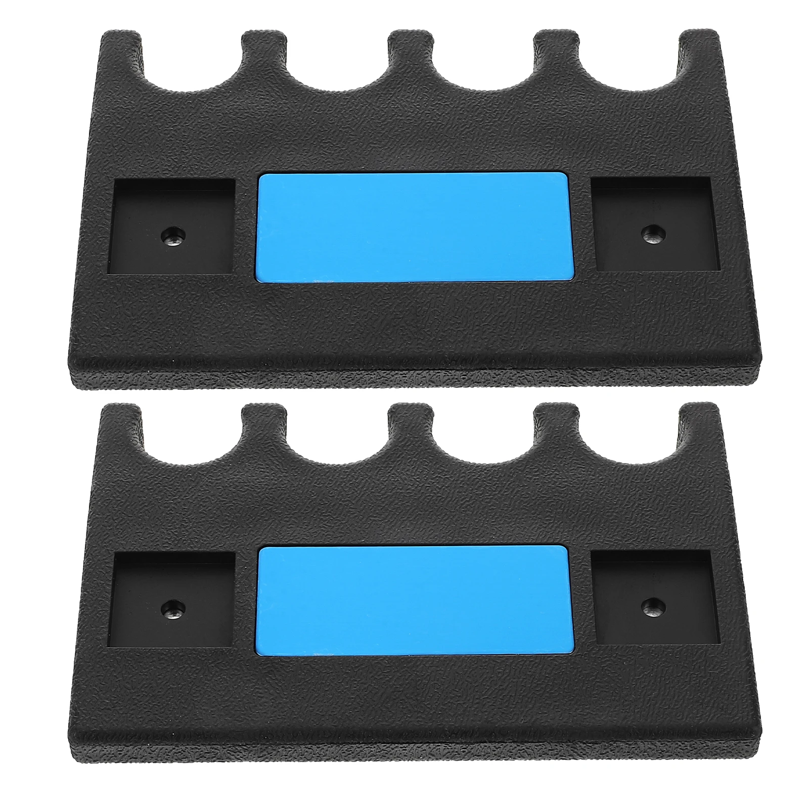 

2 Pcs Billiard Rack Pool Holder Shelf Display Black Billiards Stand Equipment Stick