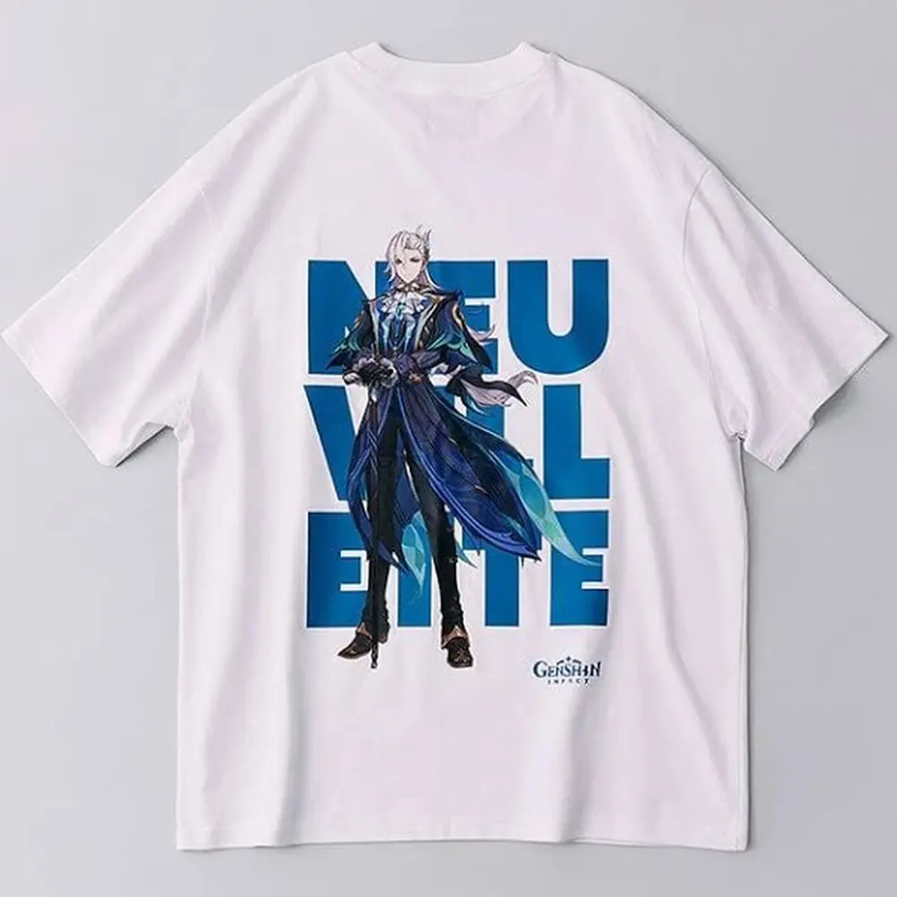 

Game Genshin Impactfans TEE T-shirts for both men and women clothes 2026 new Graphic Streetwear 100% Cotton