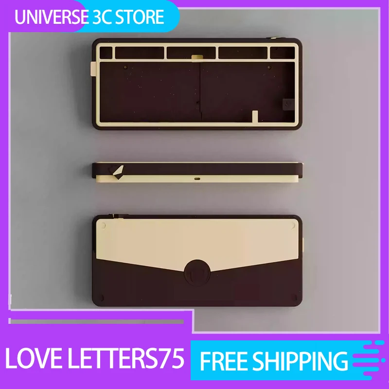 Love Letters 75 Mechanical Keyboard Kit 3 Mode Wireless Keyboard Kit RGB Aluminium Alloy PC Gamer Keyboard Kit Custom Accessory