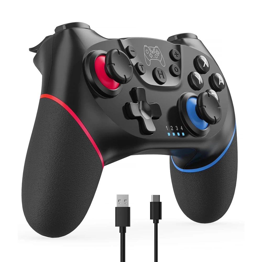 Wireless Bluetooth-Compatible Controller For NS/NS Lite/NS Oled Console Gamepad Android Phone PC Joystick Controle with 6-Axis