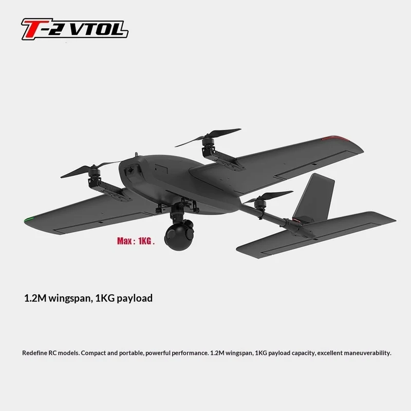 HEE WING Warrior T2 vertical takeoff and landing PNP aircraft flight control storage box supports one click return