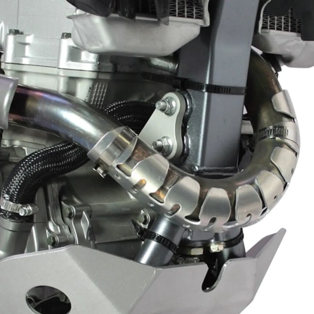 

For KX250 KX450 YZ450F YZ250F RMZ250 RMZ450 RMX450Z CRF250R Motorcycle Exhaust Shield Muffler Pipe Protector Cover Heat Shield