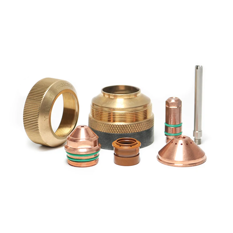 YGX330306 Ugello di saldatura con cappuccio di fissaggio al plasma in rame per materiali di consumo per cannelli da taglio YGX300