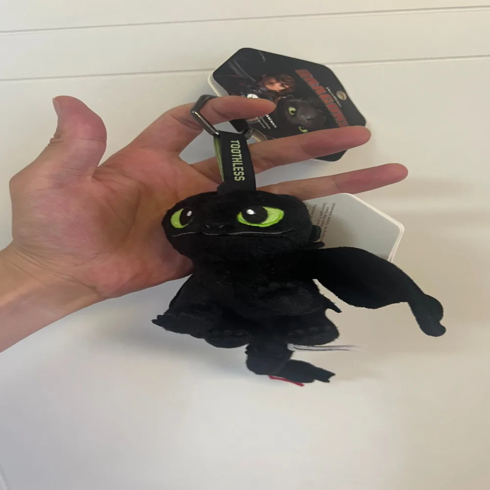 Potdemiel Dreamworks Dragons Toothless Light Fury Plush Keychain Soft Stuffed Doll Bag Charm Cartoon Pendant for Couples Gift view 6
